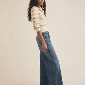 High Waisted Wide Leg Favorite Daughter Denim